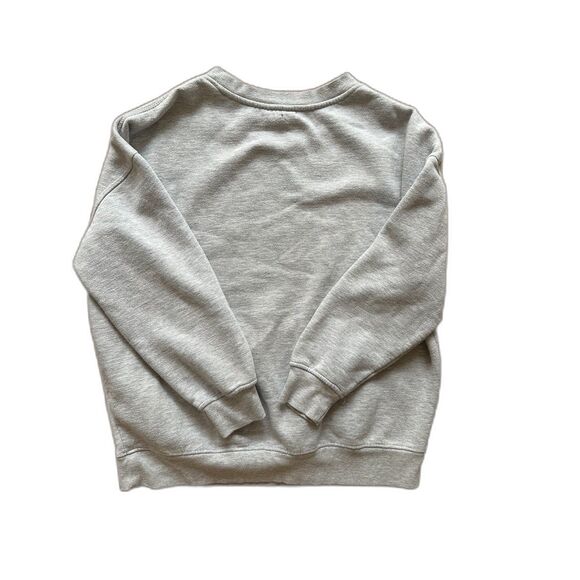 Danskin Ladies' Oversized Crewneck with Pocket, Gray, Medium - Athleisure, Comfy - Picture 2 of 3
